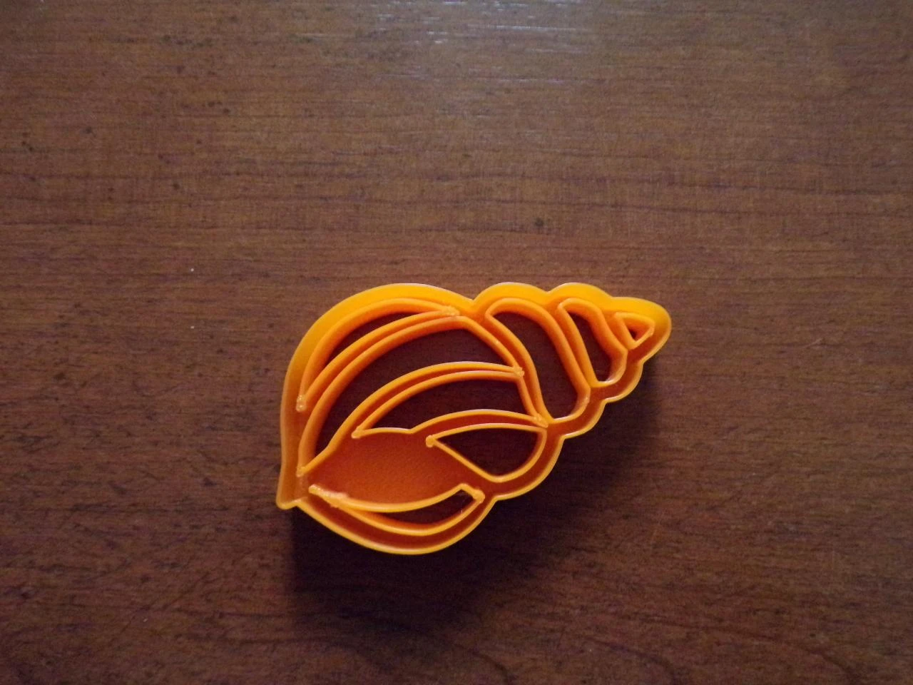 emporte pièce coquillage imprimé 3D PLA environ 8 x 5 x 1 cm
